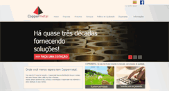 Desktop Screenshot of coppermetal.com.br